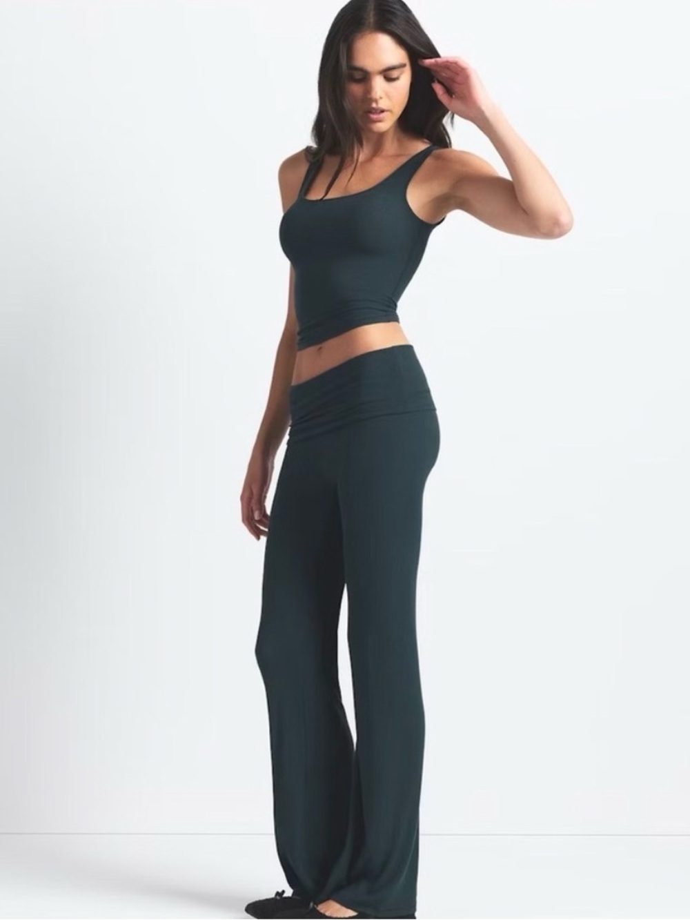 Skims NWT Soft Lounge Folder Pants in Cypress Small